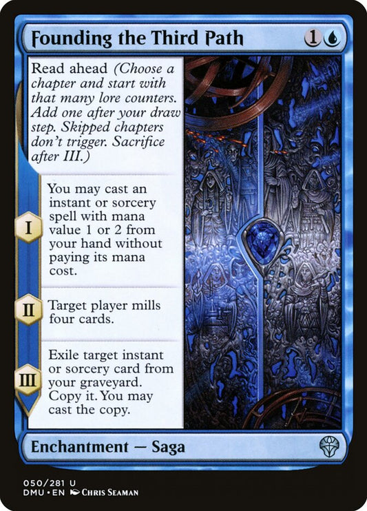 MTG Card Title: Founding the Third Path DMU/50