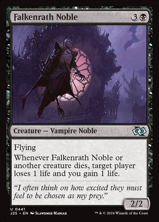 MTG Card Title: Falkenrath Noble J25/441