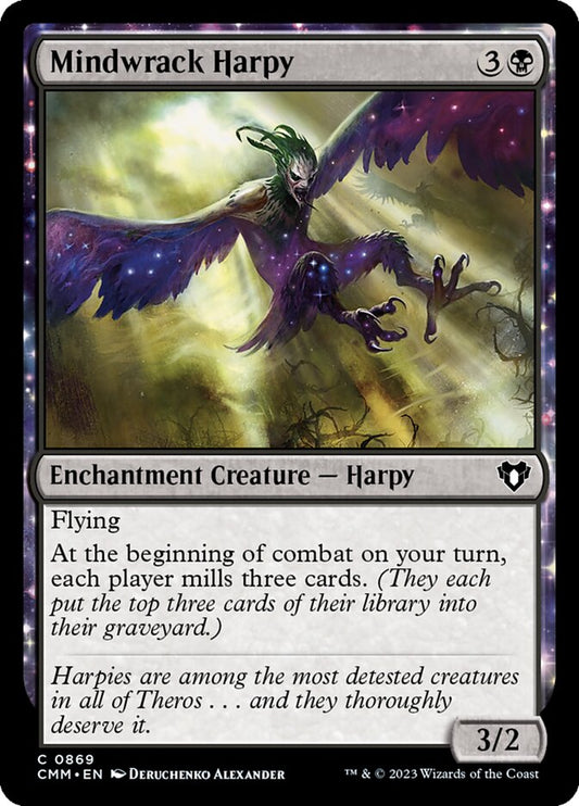 MTG Card Title: Mindwrack Harpy CMM/869