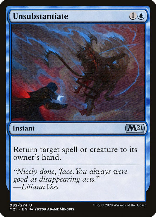 MTG Card Title: Unsubstantiate M21/82