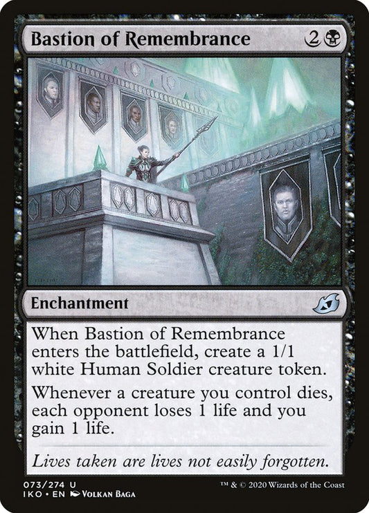 MTG Card Title: Bastion of Remembrance IKO/73
