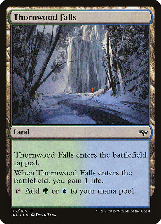MTG Card Title: Thornwood Falls FRF/173