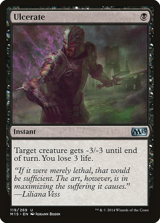 MTG Card Title: Ulcerate M15/119