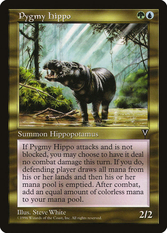 MTG Card Title: Pygmy Hippo VIS/133