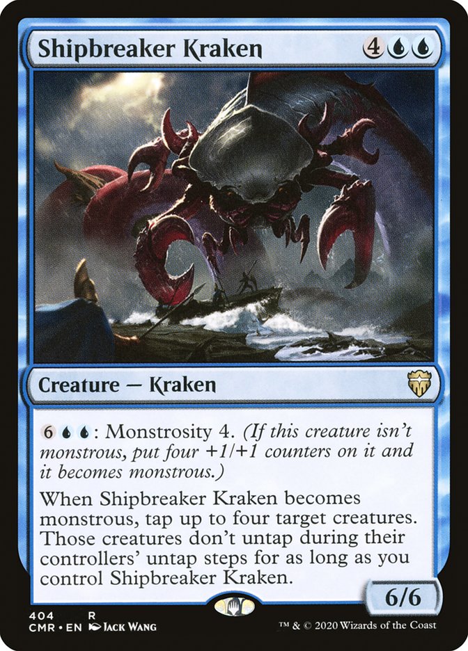 MTG Card Title: Shipbreaker Kraken CMR/404
