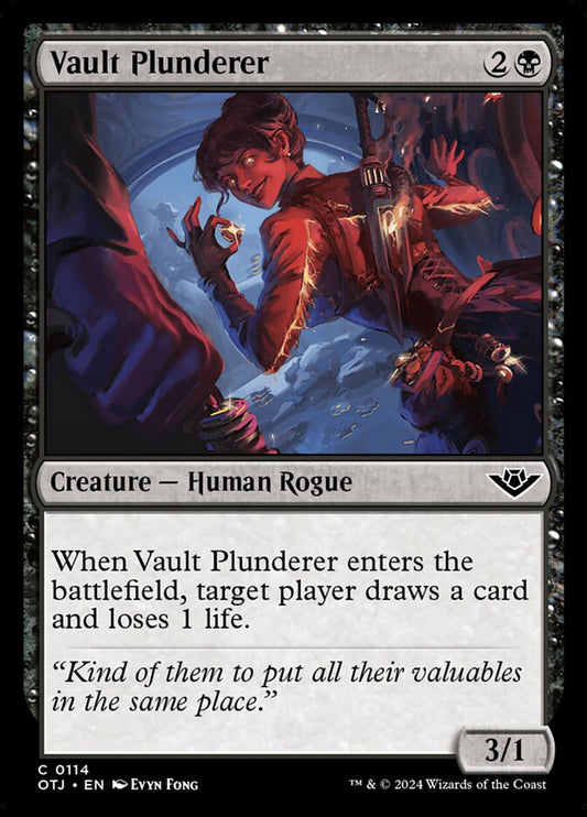 MTG Card Title: Vault Plunderer OTJ/114