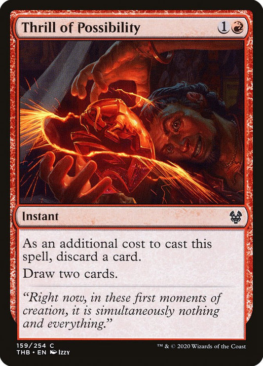 MTG Card Title: Thrill of Possibility THB/159