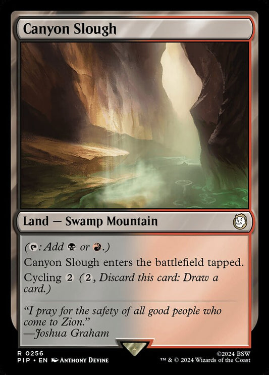 MTG Card Title: Canyon Slough PIP/256
