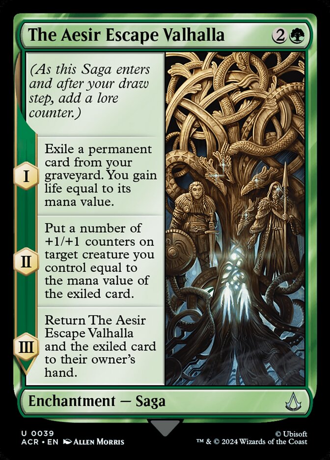 MTG Card Title: The Aesir Escape Valhalla ACR/39