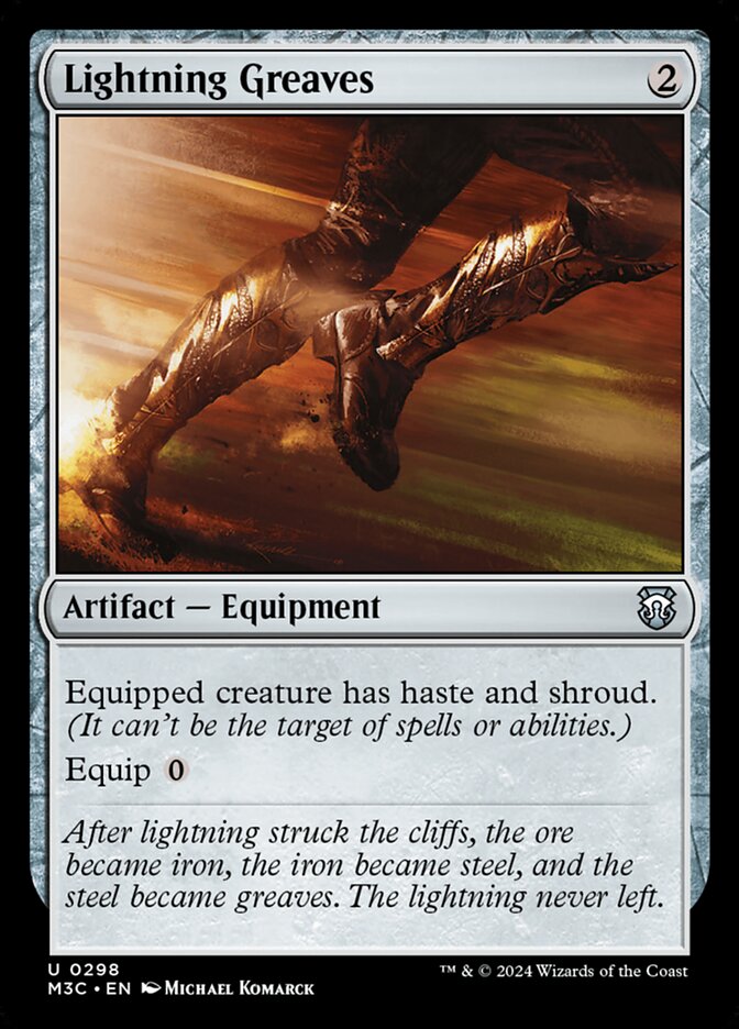 MTG Card Title: Lightning Greaves M3C/298