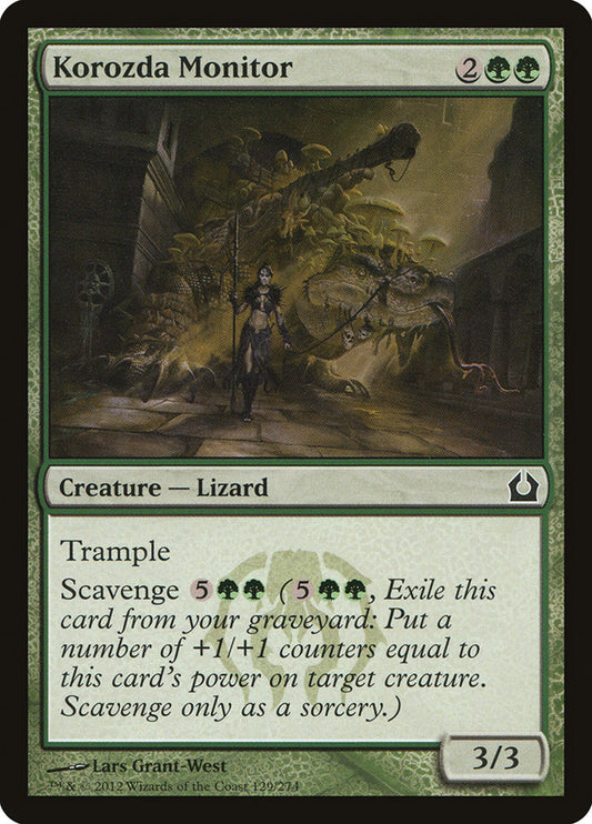 MTG Card Title: Korozda Monitor RTR/129