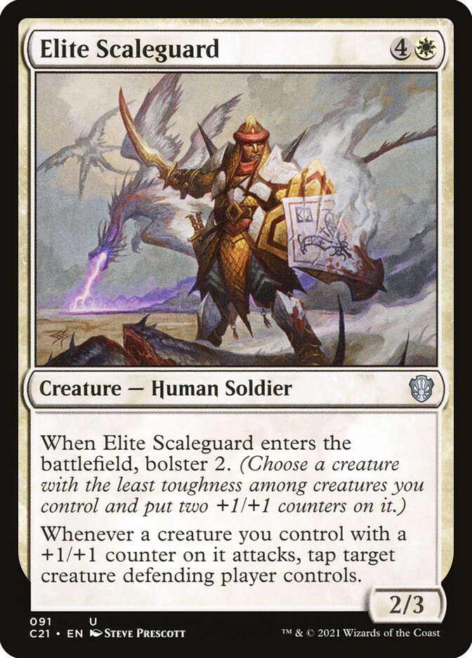 MTG Card Title: Elite Scaleguard C21/91