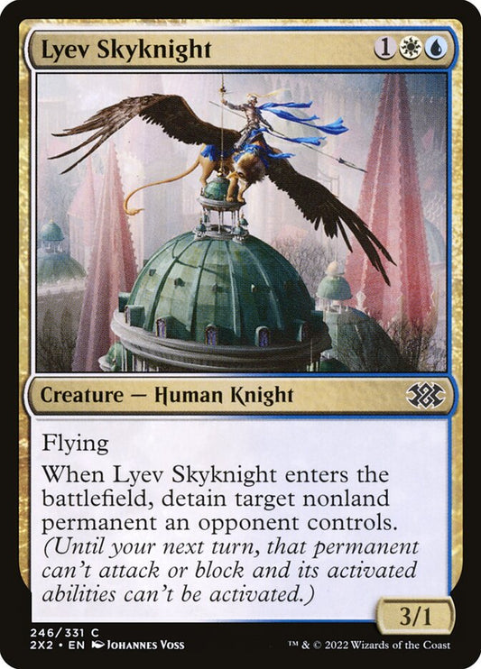 MTG Card Title: Lyev Skyknight 2X2/246