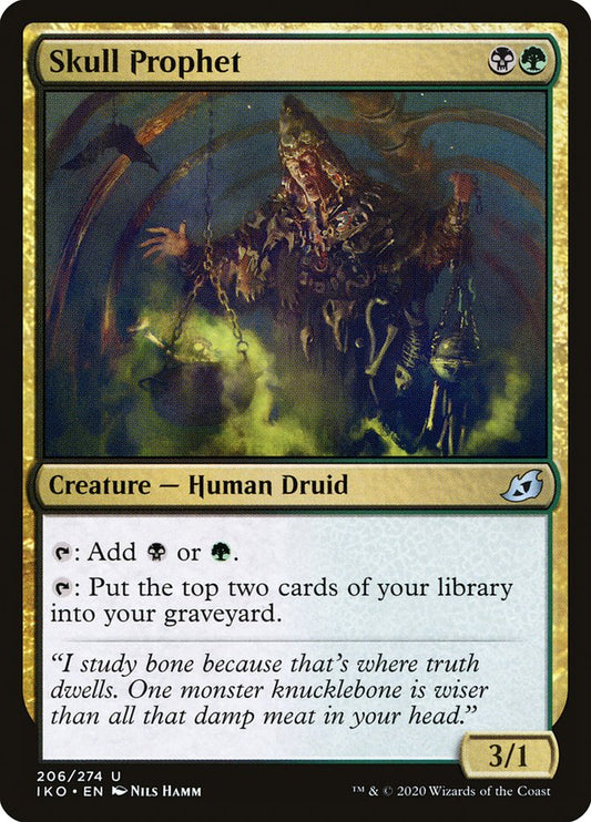MTG Card Title: Skull Prophet IKO/206