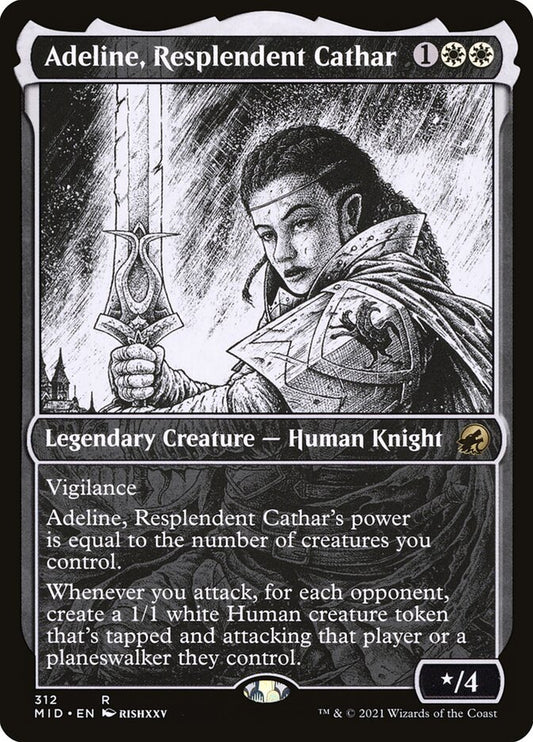 MTG Card Title: Adeline, Resplendent Cathar MID/312
