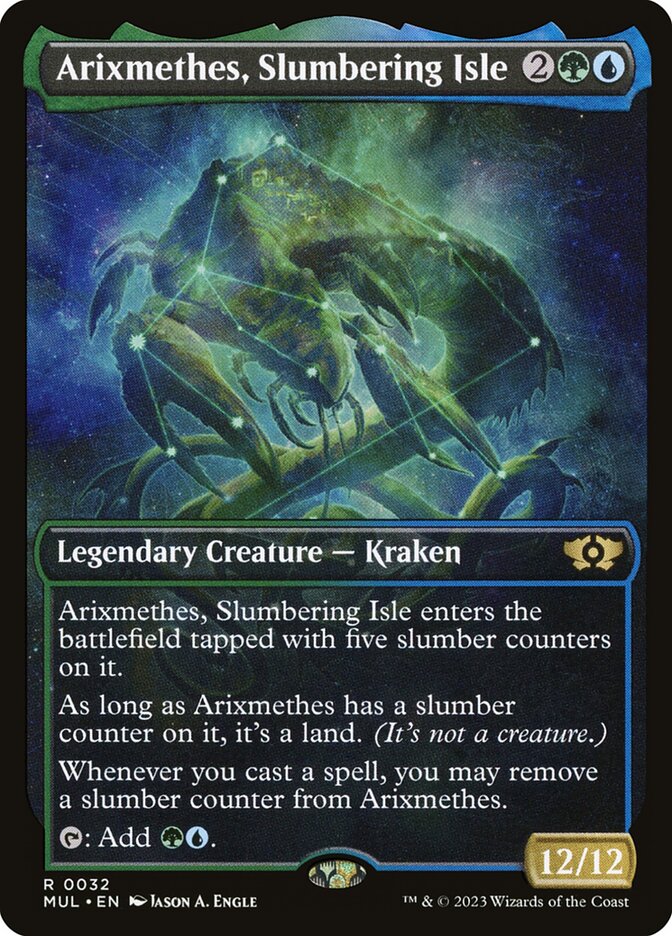 MTG Card Title: Arixmethes, Slumbering Isle MUL/32