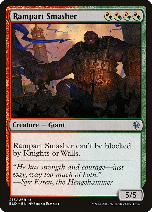 MTG Card Title: Rampart Smasher ELD/213