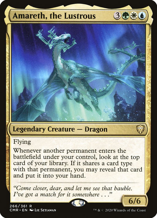 MTG Card Title: Amareth, the Lustrous CMR/266