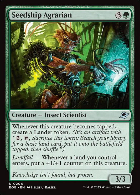 MTG Card Title: Seedship Agrarian EOE/204
