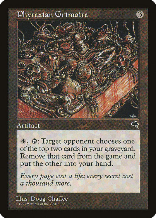 MTG Card Title: Phyrexian Grimoire TMP/301