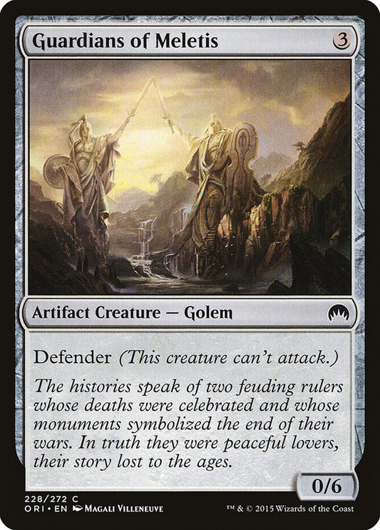 MTG Card Title: Guardians of Meletis ORI/228
