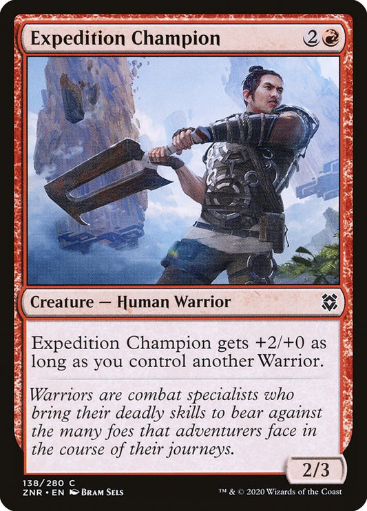 MTG Card Title: Expedition Champion ZNR/138