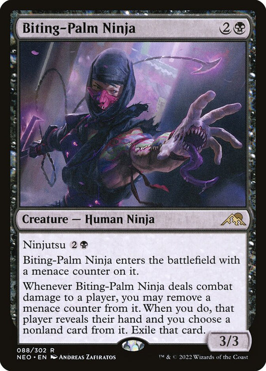 MTG Card Title: Biting-Palm Ninja NEO/88
