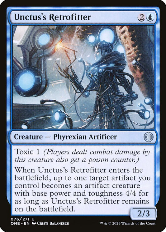 MTG Card Title: Unctus's Retrofitter ONE/76