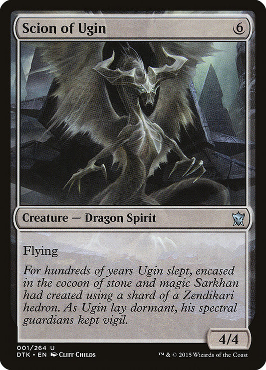 MTG Card Title: Scion of Ugin DTK/1