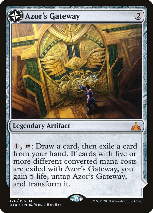 MTG Card Title: Azor's Gateway // Sanctum of the Sun RIX/176