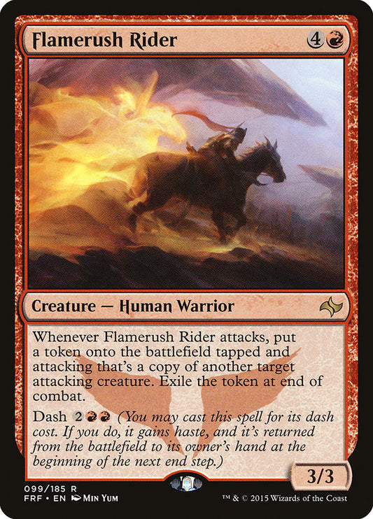 MTG Card Title: Flamerush Rider FRF/99
