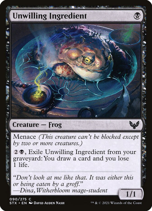 MTG Card Title: Unwilling Ingredient STX/90