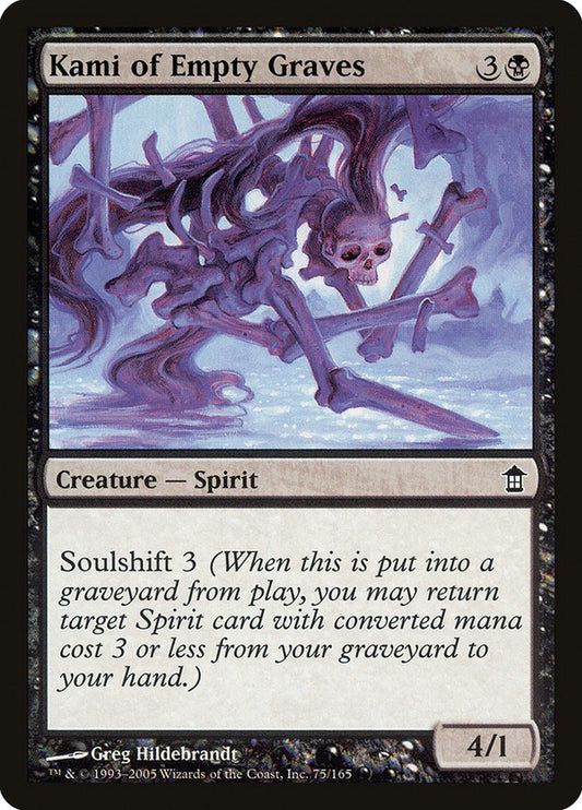 MTG Card Title: Kami of Empty Graves SOK/75