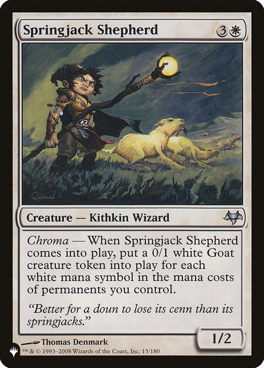 MTG Card Title: Springjack Shepherd PLST/EVE-15