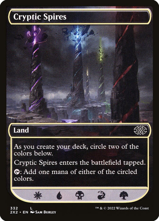 MTG Card Title: Cryptic Spires 2X2/332