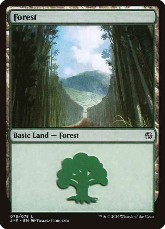 MTG Card Title: Forest JMP/75