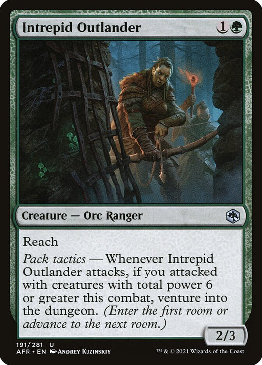 MTG Card Title: Intrepid Outlander AFR/191