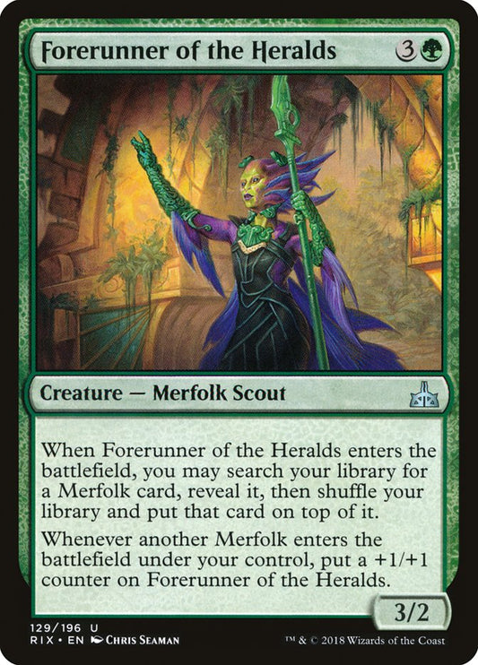 MTG Card Title: Forerunner of the Heralds RIX/129