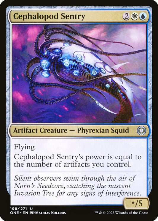 MTG Card Title: Cephalopod Sentry ONE/198