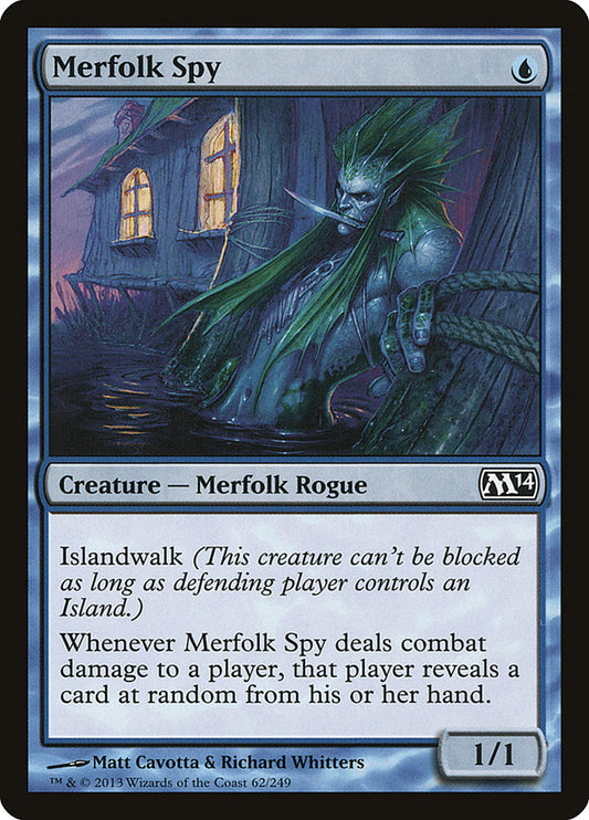 MTG Card Title: Merfolk Spy M14/62
