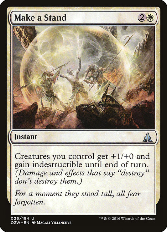 MTG Card Title: Make a Stand OGW/26