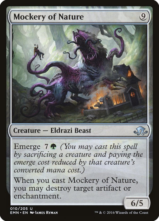 MTG Card Title: Mockery of Nature EMN/10