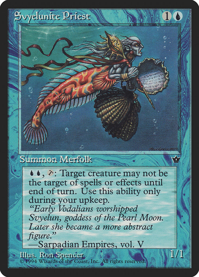 MTG Card Title: Svyelunite Priest FEM/26