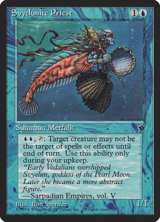 MTG Card Title: Svyelunite Priest FEM/26