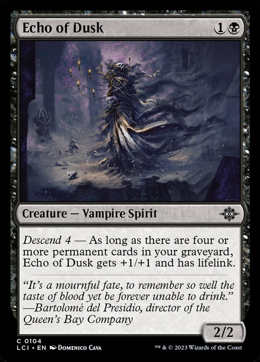 MTG Card Title: Echo of Dusk LCI/104