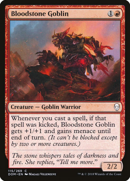 MTG Card Title: Bloodstone Goblin DOM/115