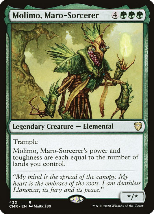 MTG Card Title: Molimo, Maro-Sorcerer CMR/430