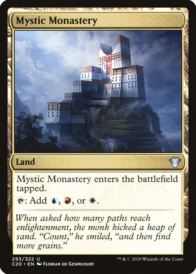 MTG Card Title: Mystic Monastery C20/293