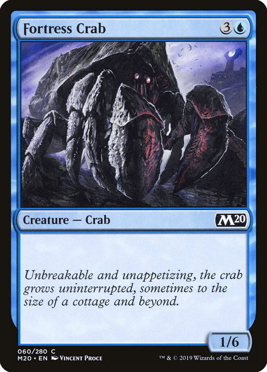 MTG Card Title: Fortress Crab M20/60