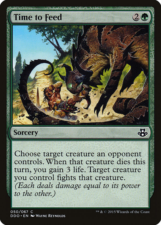 MTG Card Title: Time to Feed DDO/50